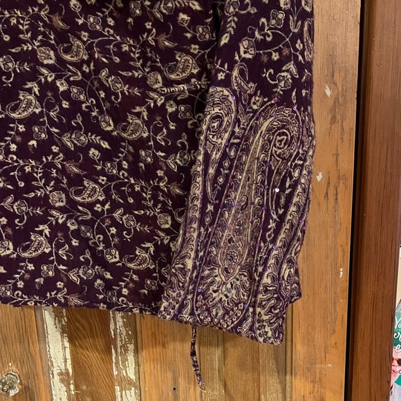 Sparkly & Soft Wrap Sweater - Picture 6 of 8